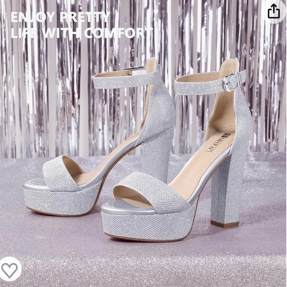 IDIFU Women’s Platform Chunky High Heel Sandals - Picture 1 of 6